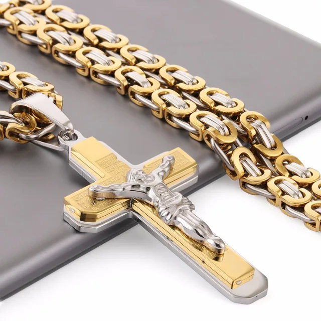Epinki Collana Uomo Massone | Ciondolo In Acciaio Inox Con Catena 60 Cm