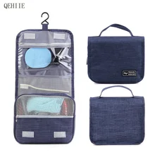 Foldable Hanging Waterproof Durable Cosmetic Bag Portable Travel Hanging Big Capacity Travel Organizer Makeup Bag