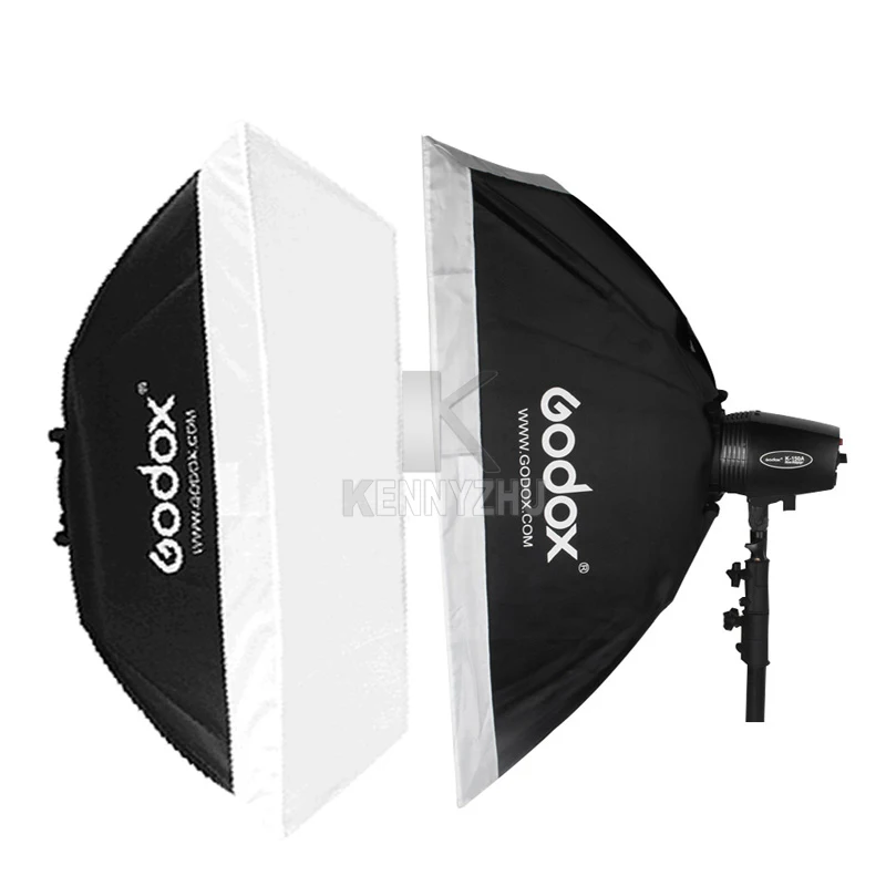 Софтбокс Godox 60x90 см/2" x 35" для фотостудии с универсальным креплением для небольшой вспышки