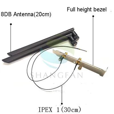 SMA wifi антенна IPEX1/IPEX4 к SMA беспроводная сетевая карта 2 дБ/8 дБ антенна полная высота/половина высота ободок