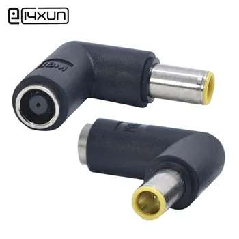 

1pcs 7.9x5.5 mm female to 7.9 x 5.5 mm male DC Power Connector Adapter Laptop 90 Degrees Charging Plugfor ThinkPad
