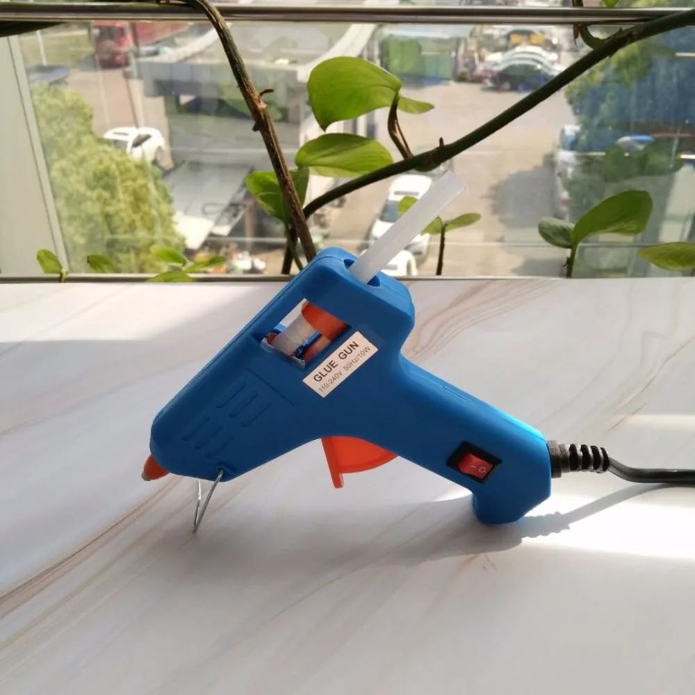 EU Plug Hot Melt Glue Gun with Glue Stick Home DIY household Industrial