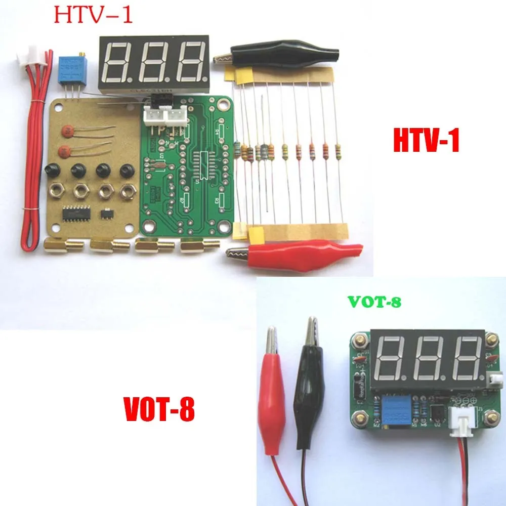 

VOT-8 HTV-1 DIY Voltmeter Kit Voltage Meter DIY Electronic Production Suite