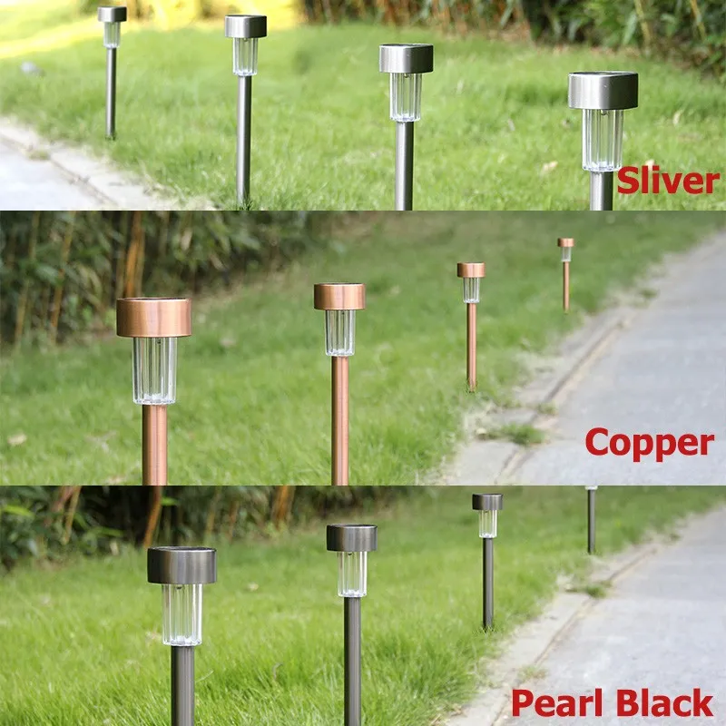 Solar do Gramado Água para Jardim ao ar Ip44 à Prova Lote Paisagem Inoxidável Caminho Dwaterproof Livre Branco Quente Holofotes Lâmpada Solar 12 Pçs - Luz 9 12 pçslote luz solar do gramado paisagem