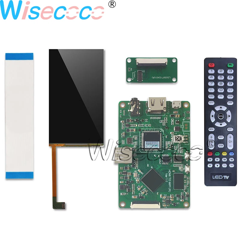 5,9 дюймовый ЖК-монитор LS059T1SX01 1080*1920+ Новая плата dirver MIPI к HDMI для монитора камеры для визуального дверного звонка - Цвет: Full set