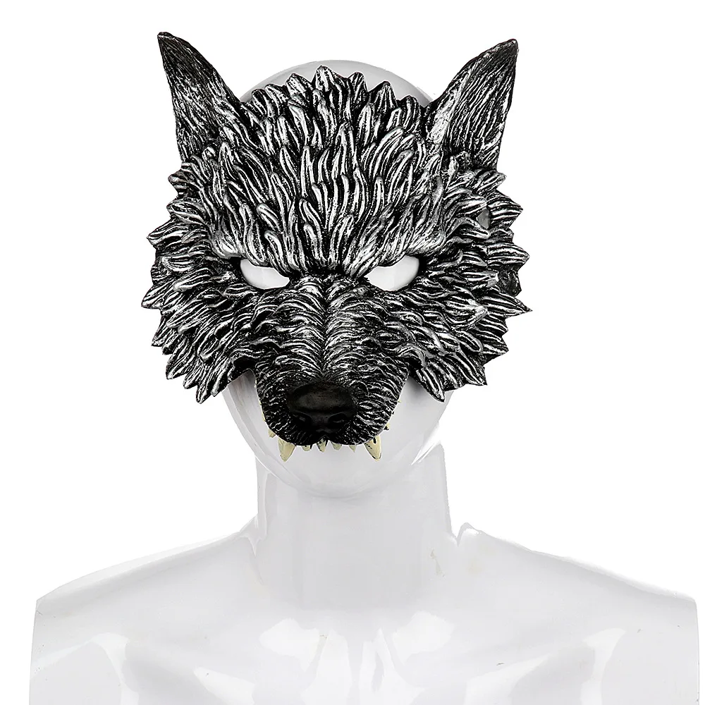 Horror Wolf Mask Animal Head for Halloween Party Carnaval Costume Masquerade Cosplay Bar Performances Decorations | Тематическая