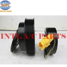 Санден 6V12 для Renault Clio MK III/Melo III Modus 1,4 16 V 1.5DCI 2005- муфта компрессора 8200220924 8200365787 8200600122 92600BN700