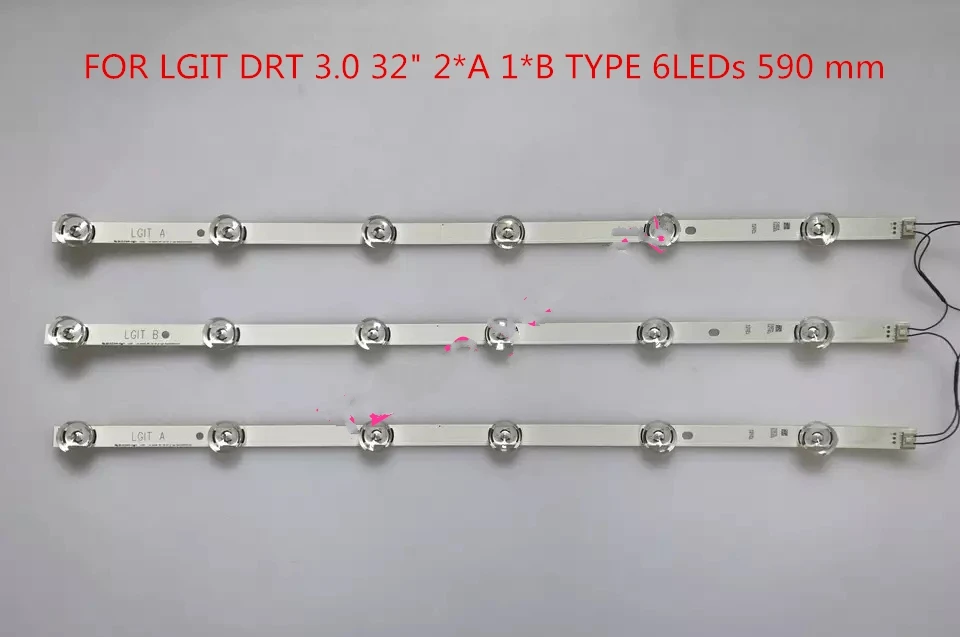 3 шт. (2 * A 1 B) новая светодиодная лента для подсветки 32 &quotDRT 0 LGIT B LG TV 32MB25VQ 6916l 1974A 1975A