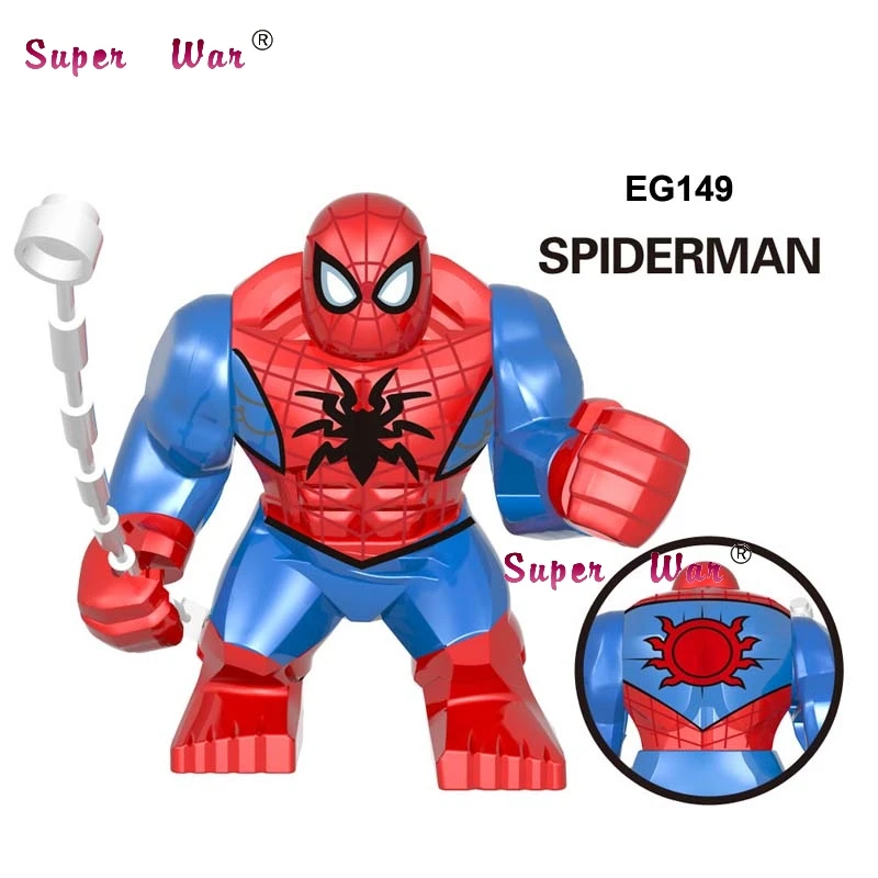 Один Marvel Мстители эндшпиль большой размер крокодил танос военная машина человек паук Халк Железный человек строительные блоки детские игрушки - Цвет: EG149