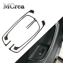 Mcrea автомобильный Стайлинг отделка наклейки для Audi A3 8 V 2012- панель из углеродного волокна дверной подъемник Swift декоративные полосы на автомобили аксессуары