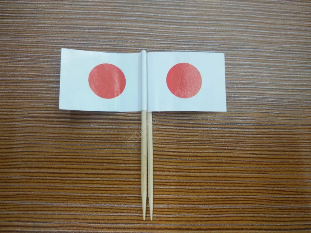 50 шт. бумажные мини зубочистки для торта|toothpick flag|flag japanjapan flag |