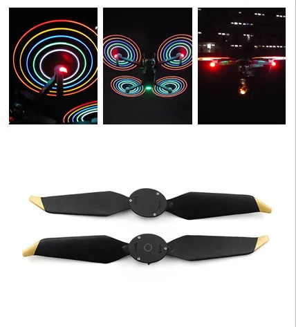 

1 Pair 5LED Flash Colored Propellers Noise Reduction LED Light Drone Accessories For DJI Mavic Pro/Mavic Pro Platinum
