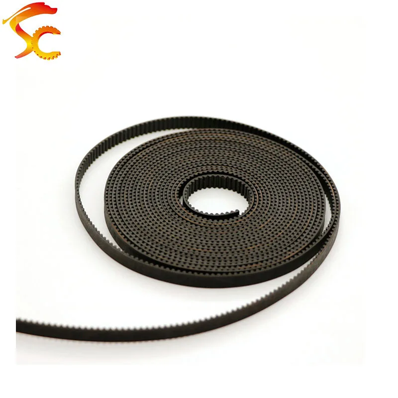 

High Quality 1meters GT2-6mm open timing belt width 6mm GT2 2GT-6/10/12/15/20MM Rubber belt for Reprap, Rostock, Prusa, Mendel