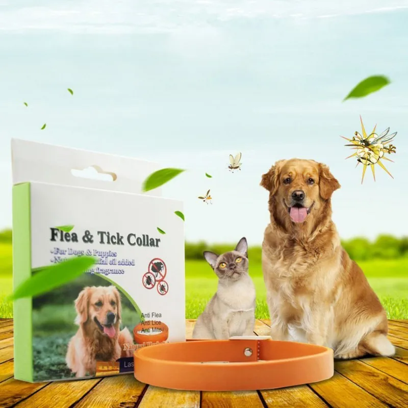 

1PC Pet Cat Anti Flea Tick Collar Mosquito Elimination Plastic Adjustable Effective Remedy Neck For Dogs Cats Supplies