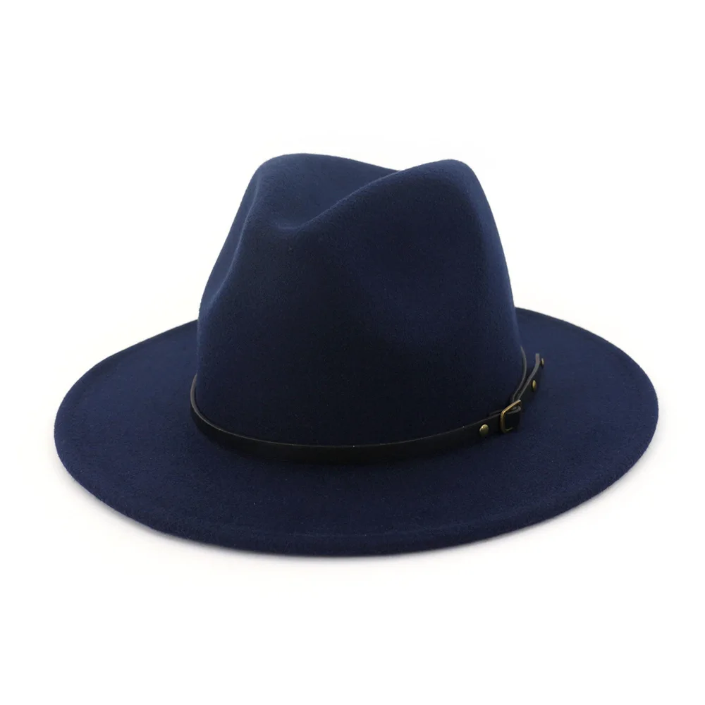 Hat Chapeau Fedora En Feutre à Large Bord Pour Hommes, Chapeau De Fête