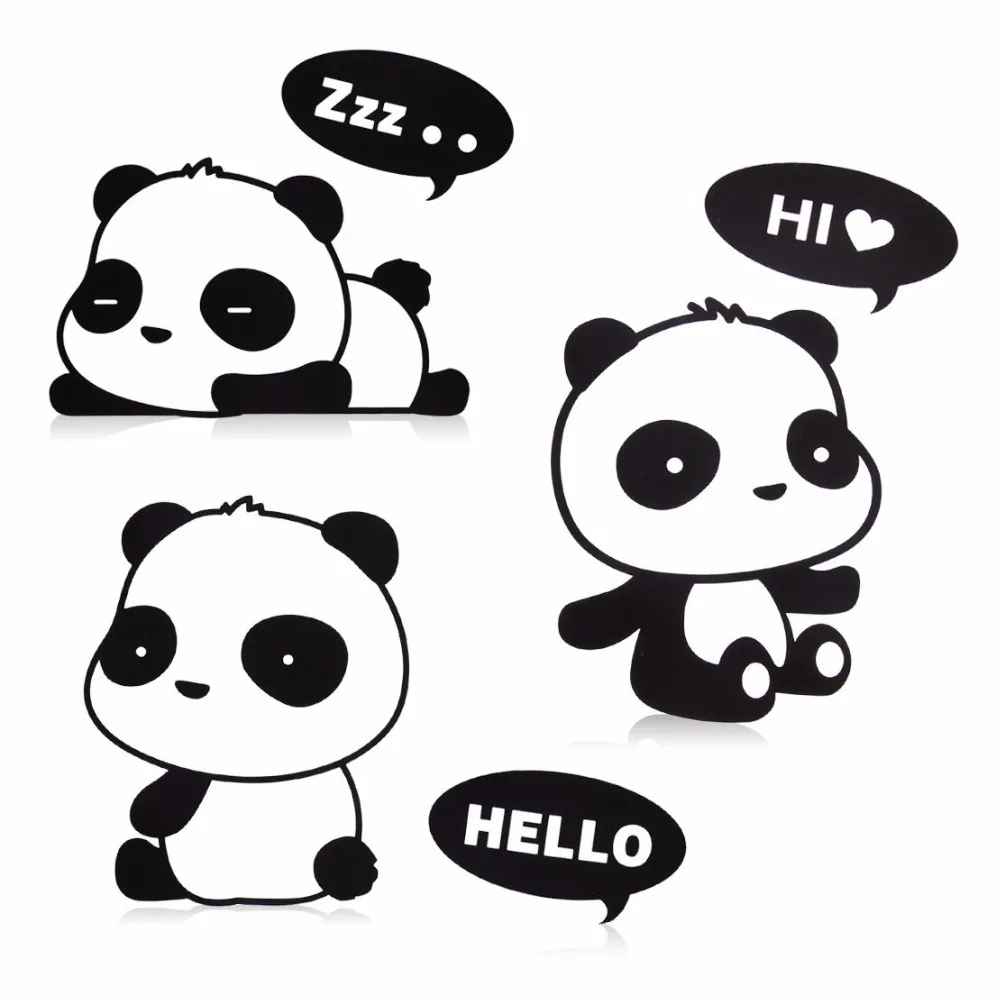 Забавный hello sleeping panda выключить переключатель на стену с наклейками для детской