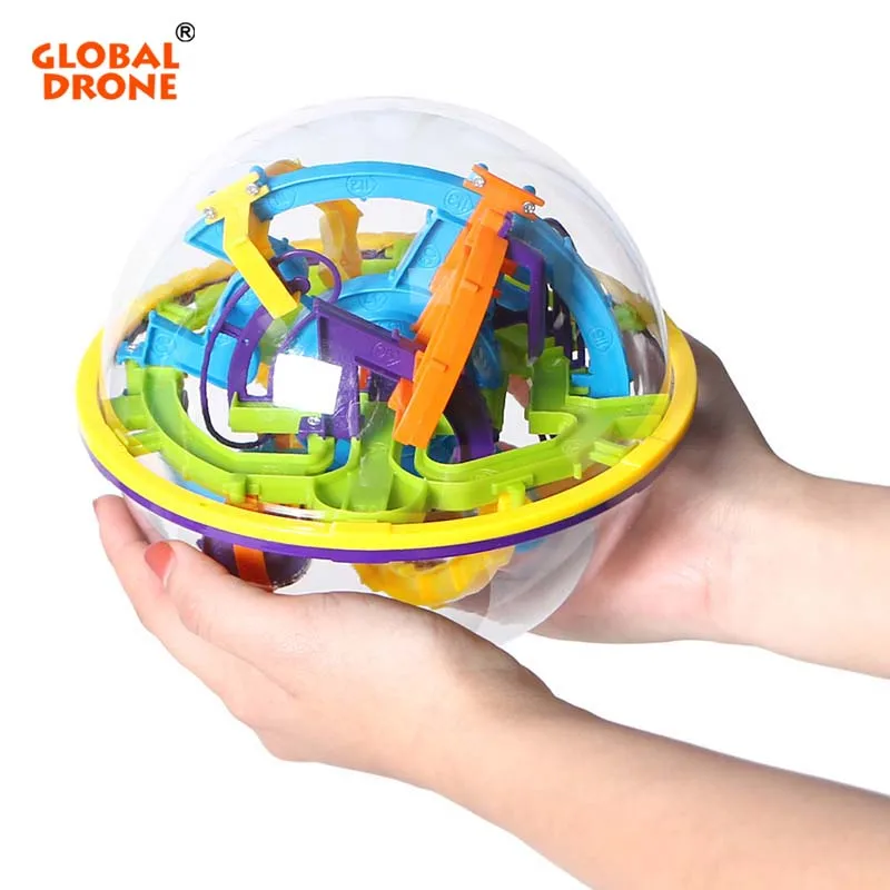 

Global Drone 158 Steps Magic Perplexus Maze Ball Magical Intellect Balance Logic Ability Puzzle Ball Toys For Kids