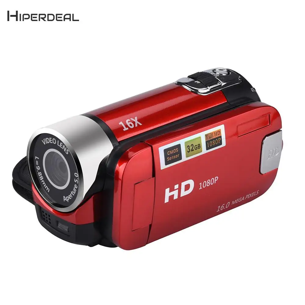 HIPERDEAL 2.7 inch TFT LCD HD 1080P 16MP 16X Digital Zoom Camcorder Video DV Camera Fashion Family Lover Gift ST25