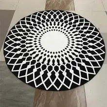 HUAMAO креативные Полиэстеровые круглые ковры для гостиной, компьютерное кресло, ковер, Детская игровая палатка, коврик для пола, коврик для йоги