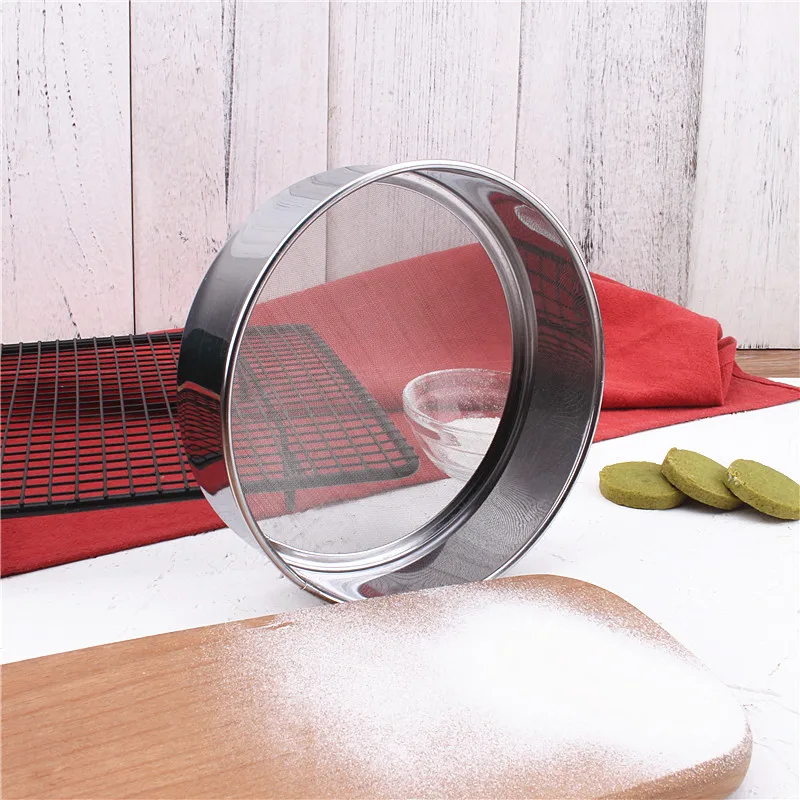 

304/201 Stainless Steel Kitchen Colander Filter Spoon Residue Oil Strainer Flour Sieve Mesh Kitchen gadget tools Accessories