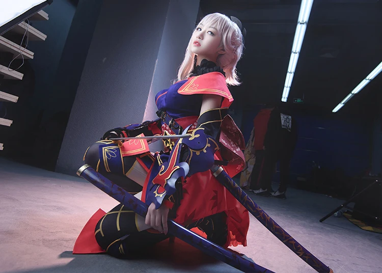 Miyamoto Musashi FGO Косплей Fate Grand Order Костюм Кимоно Для Хэллоуина| |