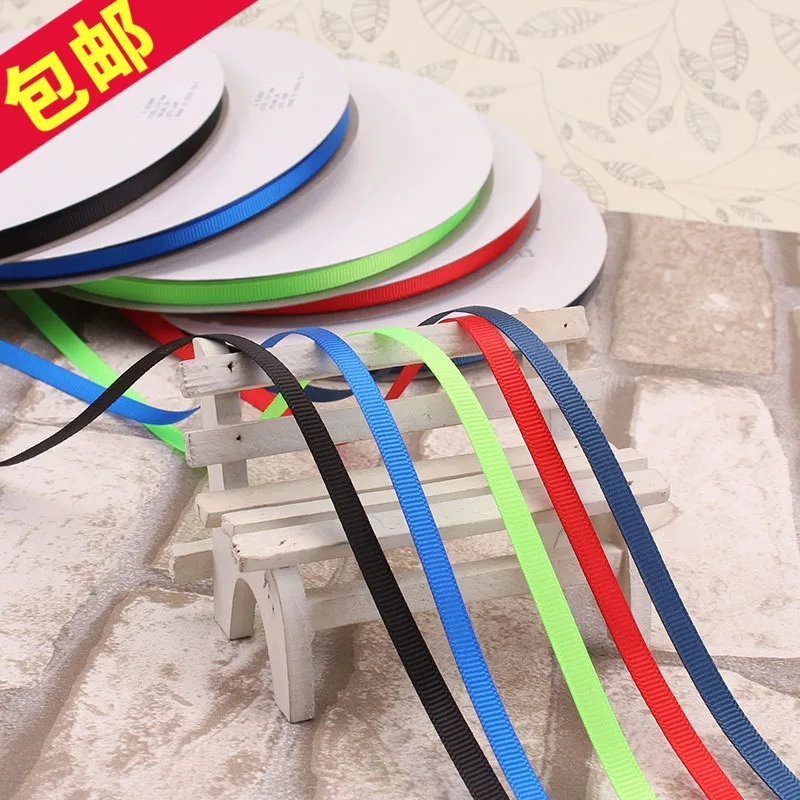2019 Grosgrain Ribbons Competitive 6mm Free Shipping Packing Ribbon