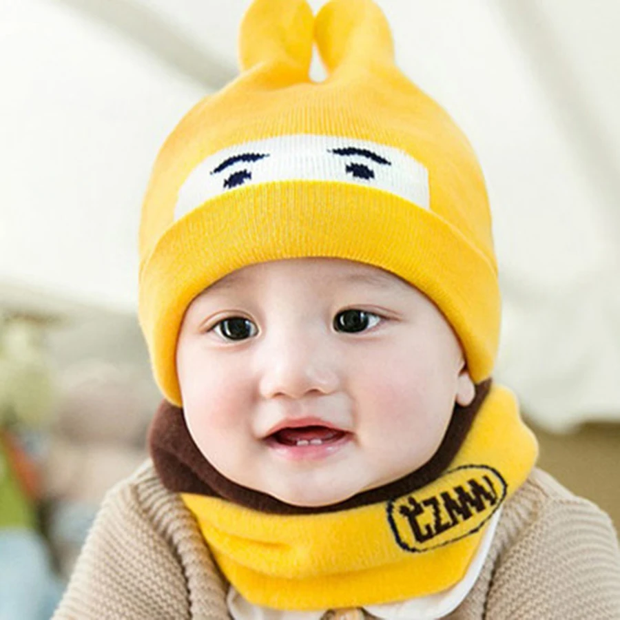 Winter Warm Hat Boys Kids Toddler Beanie Newborn Baby Accessories Soft