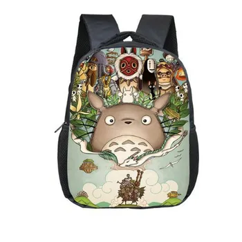 

12 Inch Tonari no Totoro My Neighbor Totoro Backpacks Schoolbags Girls Boys Children School Bags Kindergarten Toddler Backpack