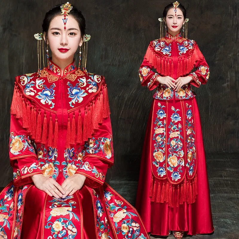 Traditional Cheongsam 2018 New Chinese Antiques For Sale Women Phoenix