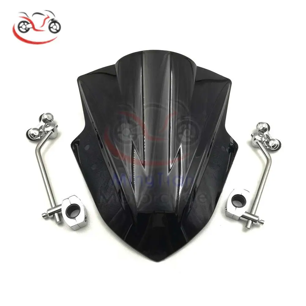 

Windshield Windscreen Window w/ Adjustable Bracket Wind Screen for Yamaha MT125 FZ1 FZ8 FZ8N XJ6 XJ6N MT-01 MT03 MT09 MT07