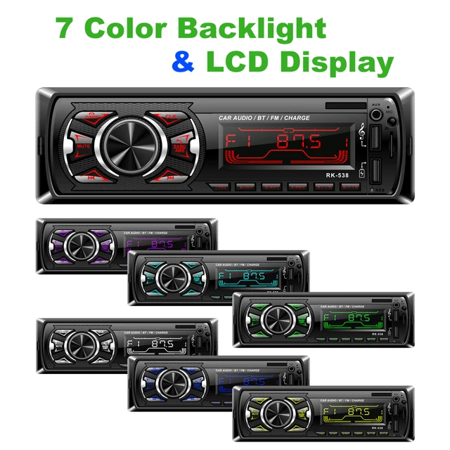 LaBo רכב רדיו סטריאו נגן Bluetooth טלפון AUX IN MP3 FM/USB/1 דין/SWC מרחוק/מרחוק בקרת 12V רכב אודיו אוטומטי 2019 מכירה חדשה-2
