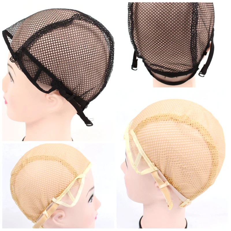 JOY&BEAUTY Best Lace Wig Caps For Making Wigs And Hair Weaving Stretch Adjustable Wig Cap Hot Black Dome Cap For Wig Hair Net