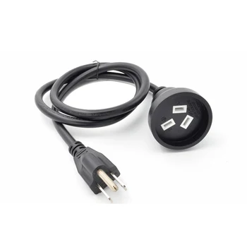 

2PCS 5-15P 3pin US Plug to SAA Australia AC Power Cable Cord For UPS PDU , 3X0.75mm Square Power Wire