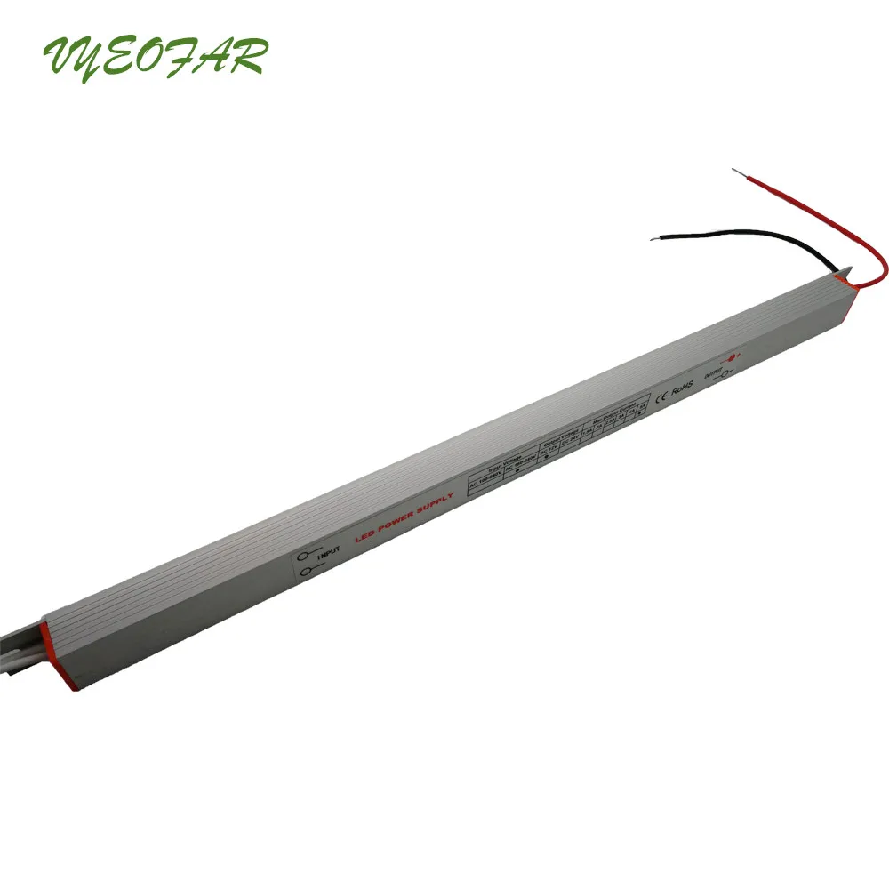 6 قطعة/الوحدة الترا سليم الصمام امدادات الطاقة 36 واط 60 واط التبديل امدادات الطاقة المدخلات 180-240 فولت 12 فولت الإعلان أدى الإضاءة مربع السلطة سا...