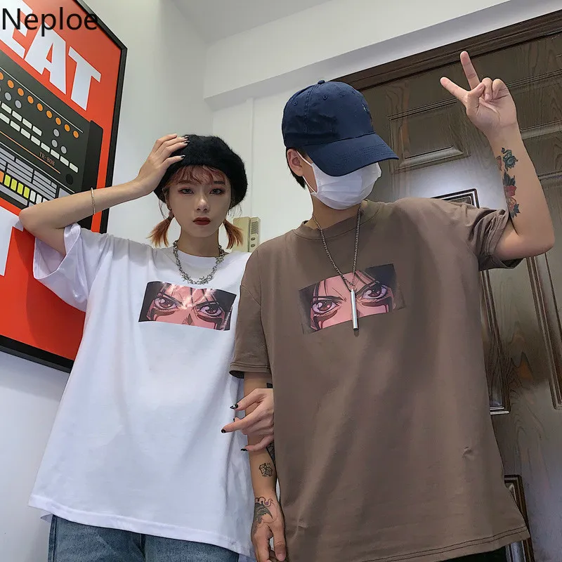Neploe/мужские и женские футболки Harajuku 2019 летние топы с короткими рукавами