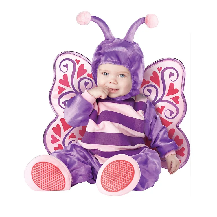 Lovely Animal Halloween Outfit Baby Grow Infant Boys Girls Baby Fancy Dress Cosplay Costume Toddler Butterfly/Elephant/Penguin