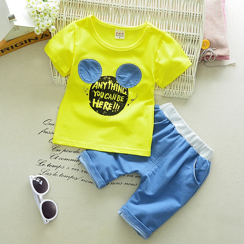 Summer Baby Girls Boys Clothes Suits Cotton Infant Kids clothing Sets