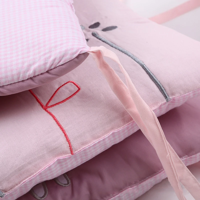 6 шт./упак. для обеспечения безопасности ребенка покрывало для кровати Накладка для детской кроватки для новорожденных детская кровать бампер в кроватку; Постельное белье