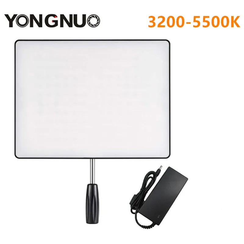 Черный YONGNUO YN600 Air camera светодиодный свет видео с адаптером питания студийное Освещение 5500 K& 3200 K-5500 K YN600air для Canon Nikon DSLR - Цвет: Черный