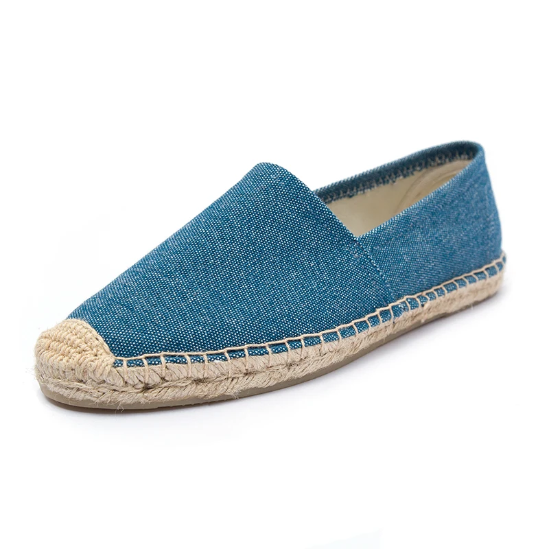 

Denim blue women flat loafer