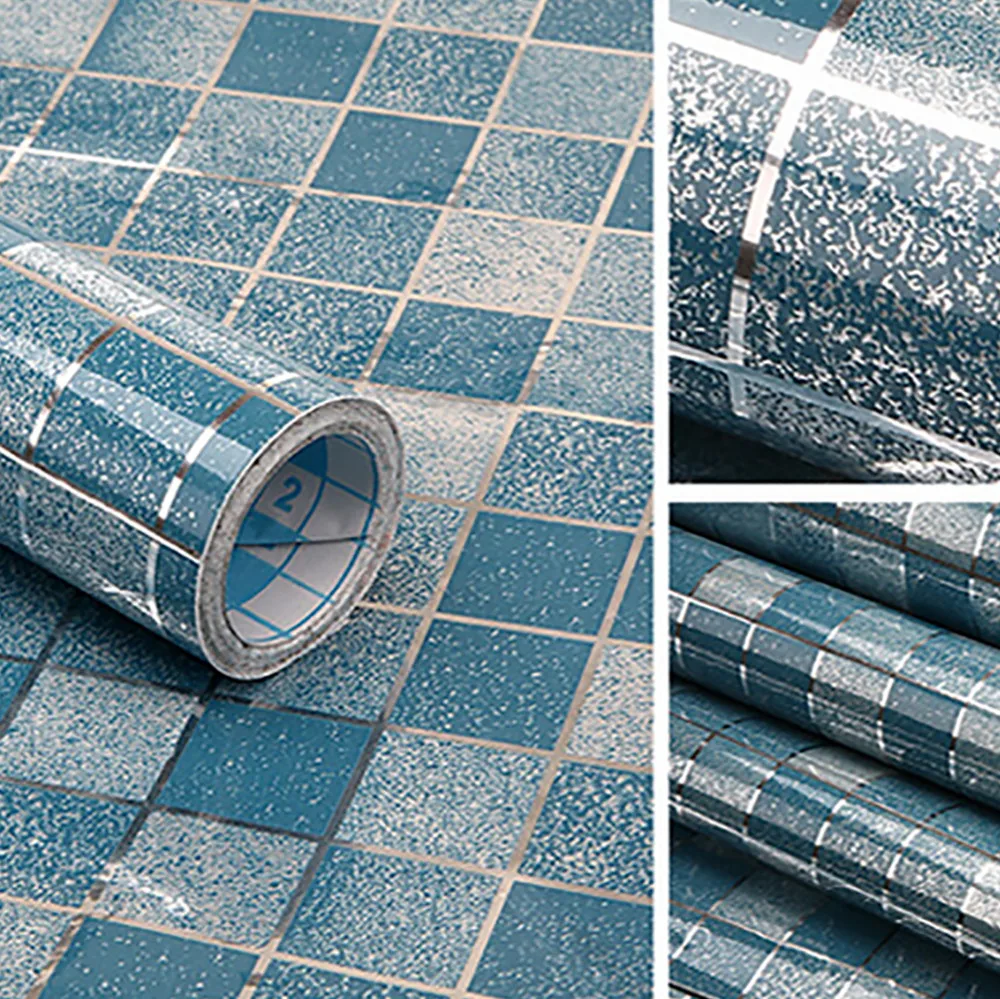 

Bathroom Kitchen Waterproof Self-adhesive Stickers Mosaic Tile Sticker Kitchen stove waterproof mosaic wall sticker DIY deco