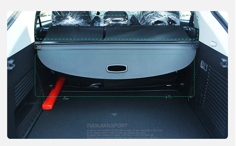 Автомобильный задний багажник защитный лист для багажника Крышка для Luxgen роскошный 7 2011- багажник тенты Защитная крышка