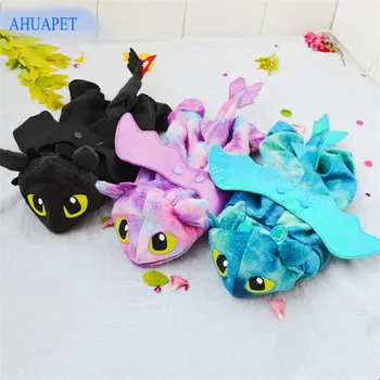 

AHUAPET How to Train Your Dragon 2 Halloween Decoration Costumes For Dog Sweater Jumpsuit For Dog Toothless Fantasia Halloween E