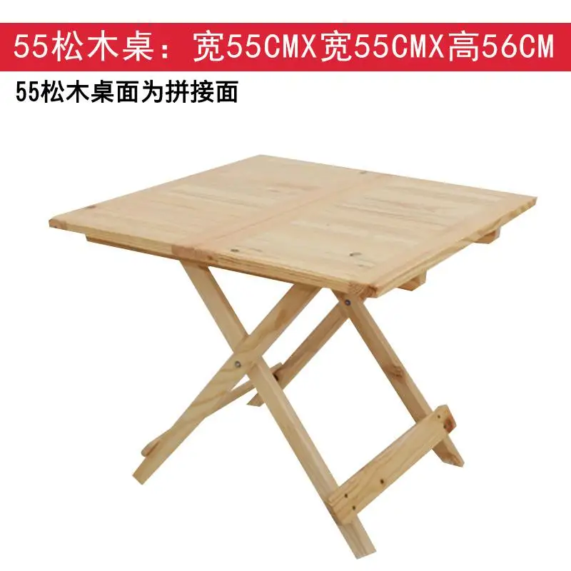 Не твердый деревянный складной стол для дома, кушать, маленькая квартира, два человека, четыре человека, кухня, портативный стол, минималистичный современный обеденный - Цвет: style4
