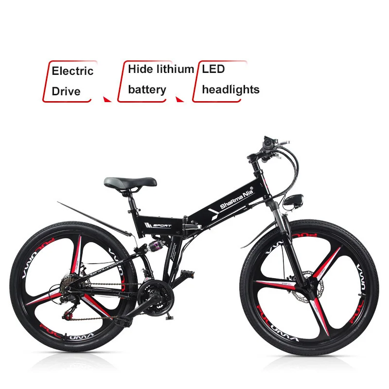 Flash Deal LOVELION 26inch Folding Electric Mountain Bicycle 48v 350w High Speed Ebike Lithium Battery Travel Assisted Electric Bike 2 Flash Deal LOVELION 26inch Folding Electric Mountain Bicycle 48v 350w High Speed Ebike Lithium Battery Travel Assisted Electric Bike 2