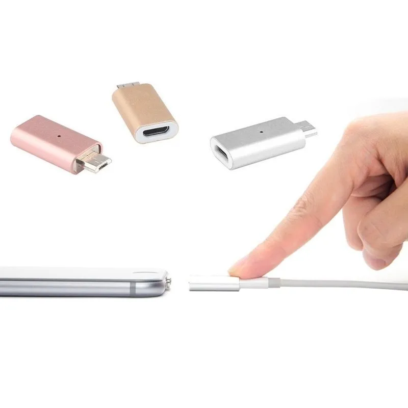 Magnetic Adapter Cable Metal Plug Micro USB Charging Cable Wire For Samsung XiaoMi HUAWEI LG Lenovo Asus HTC Android Phone (1)