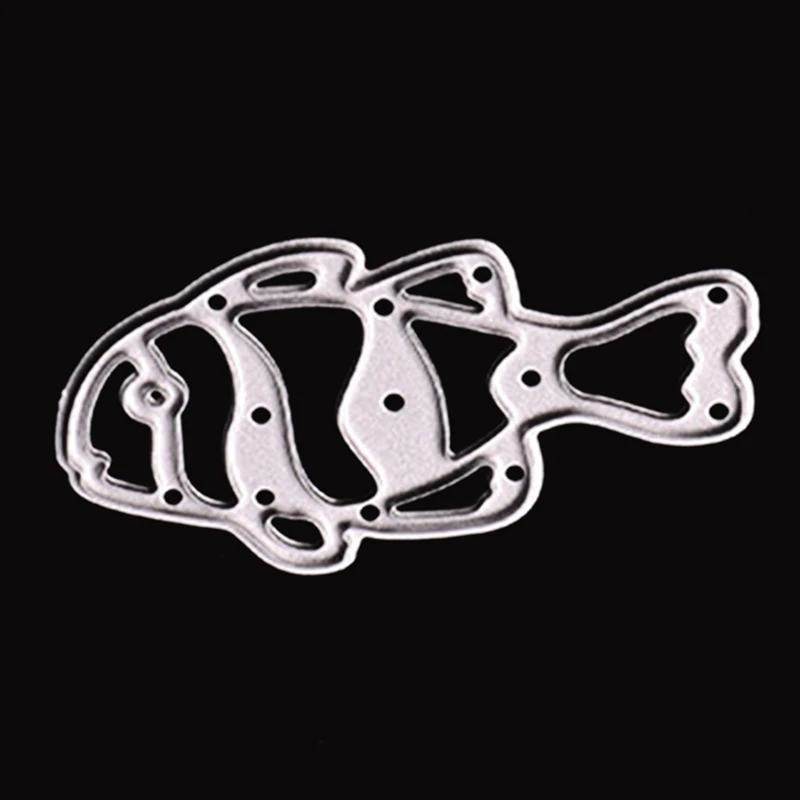 

Lovely Fish Metal Cutting Dies For Scrapbooking Stencils DIY Album Paper Cards Decoration Embossing Folder Die Cutter Template
