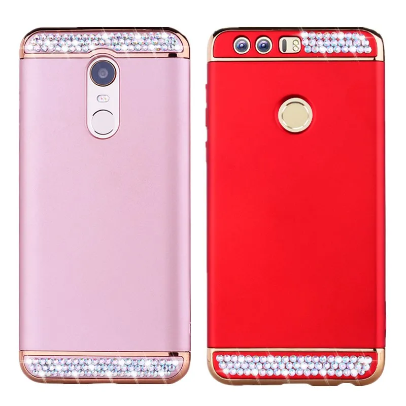 3 в 1 чехол для телефона Huawei Y5 Y6 Y7 Prime 2018 Y9 2019 Y3 Pro 2017 Шикарный Honor 8X 8C |