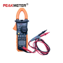 PEAKMETER PM2108A Цифровой мультиметр; Емкость Счетчика истинная емкость RMS частота напряжения тока транзистор зажим для тестера