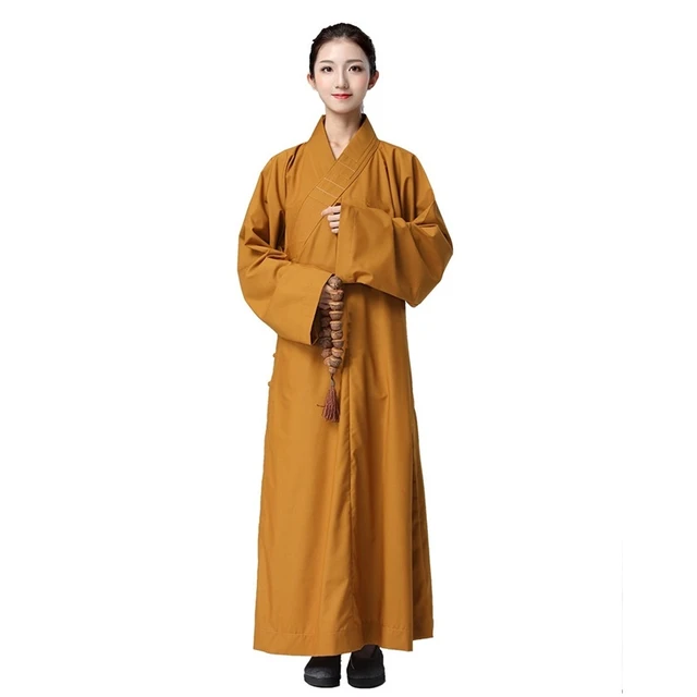 Buddhist Monk Robes Female Uniform Zen Clothing Shaolin Monk Clothes  Buddhist Monk Costume Women Ta533 - Robe & Gown - AliExpress